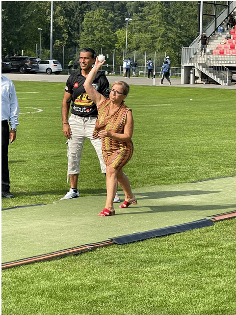 Under the eyes of City President Maria Pappa: Spanish victory at the international cricket tournament in St.Gallen