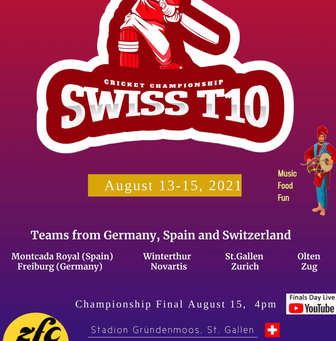 St Gallen host SwissT10 2021