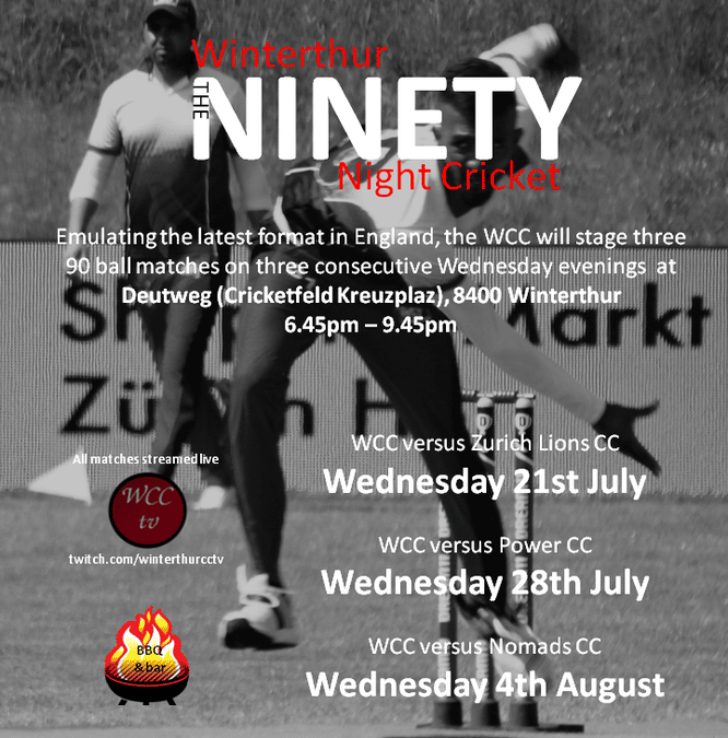 N90 night cricket in Winterthur