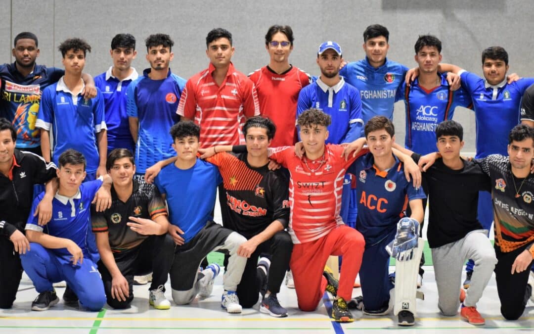A Swiss Under 19 squad trained for the first time together since 2018