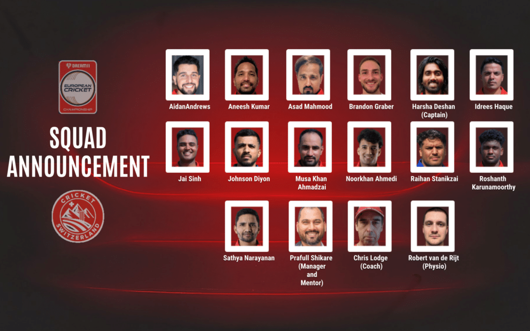 Switzerland Set for Dream11 European Cricket Championship 2024