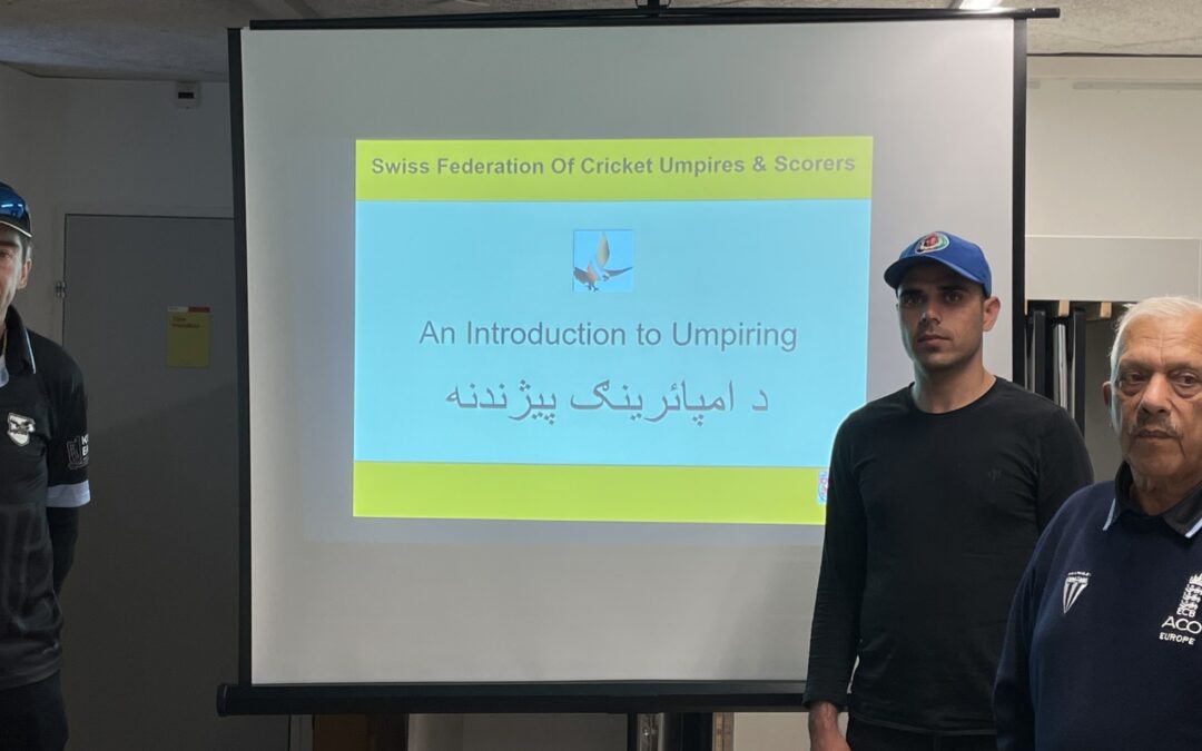 Refugee-Focused sFOCUS Introduction to Umpiring Course Promotes Integration Through Cricket