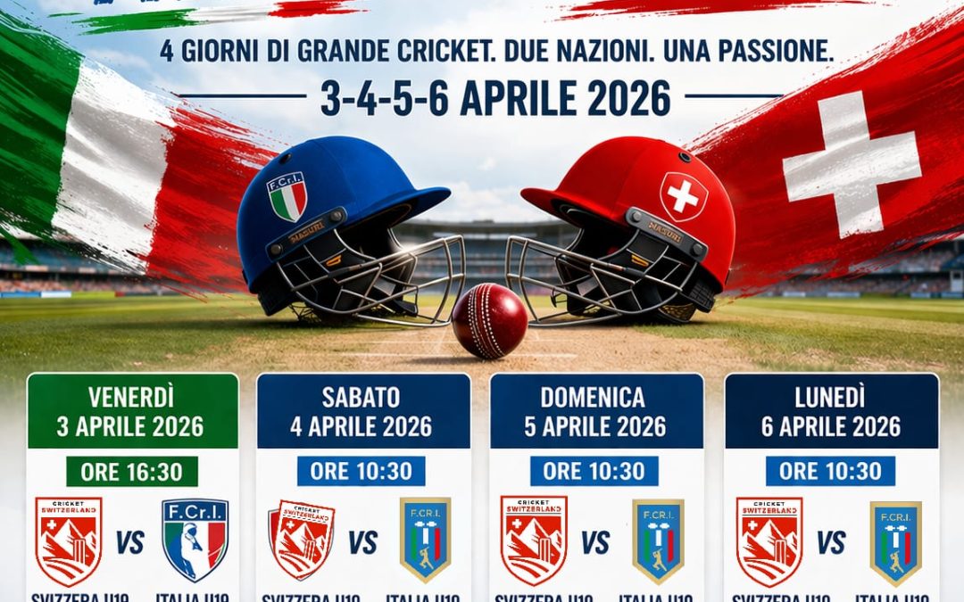 CH U19 National Squad vs Italy U19 National Squad – 4-day series in Padova